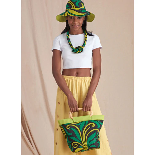 Simplicity Hat, Bag and Necklace S9580 - Image 2