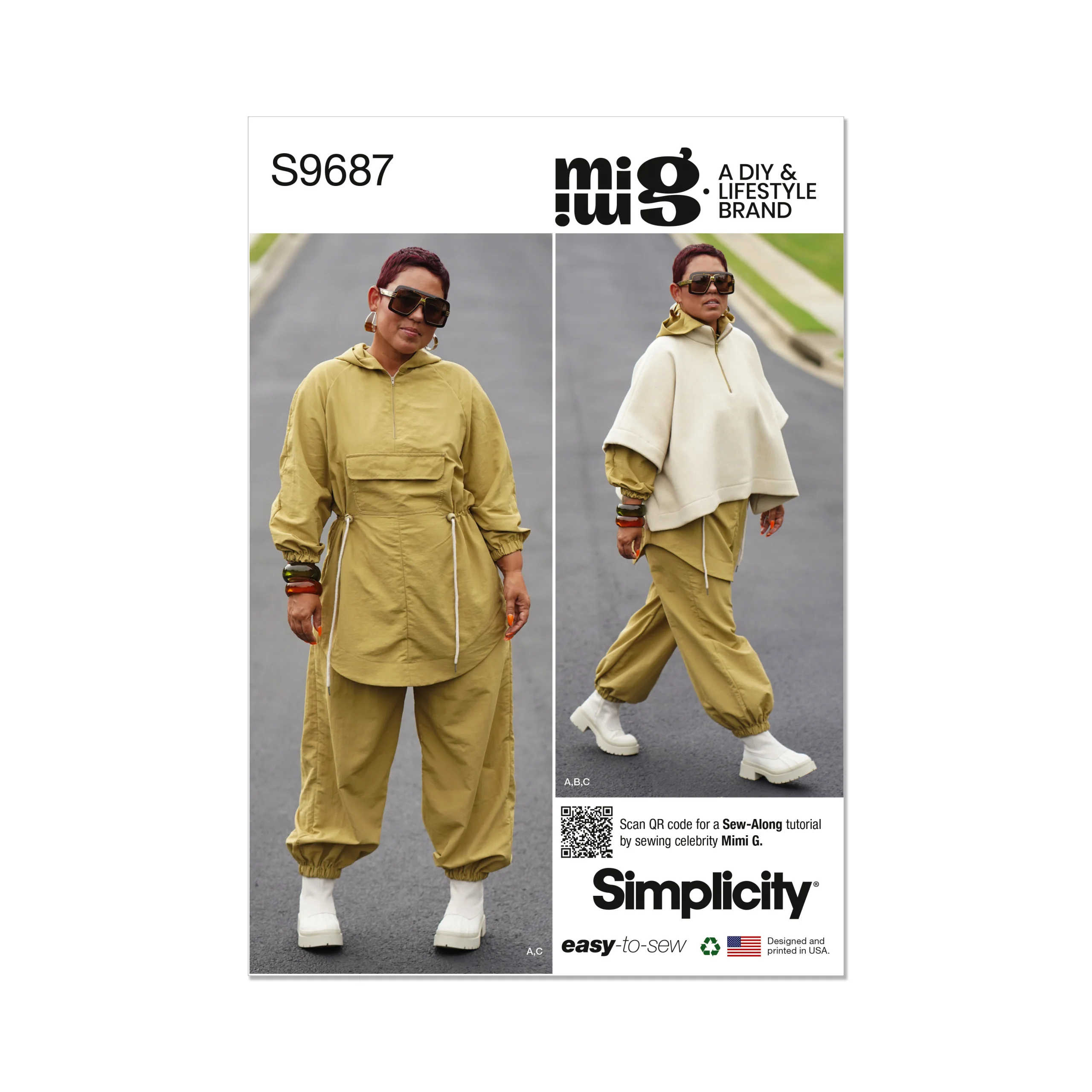 Simplicity Jacket, Poncho & Trousers S9687 - Image 2