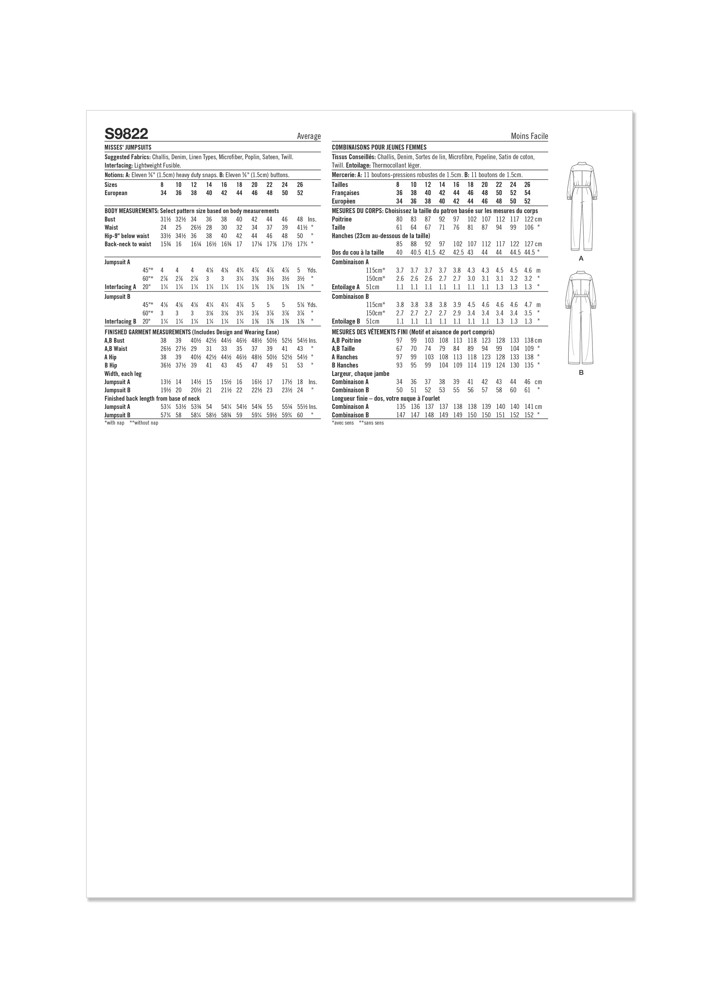 Simplicity Jumpsuits S9822 - Image 7