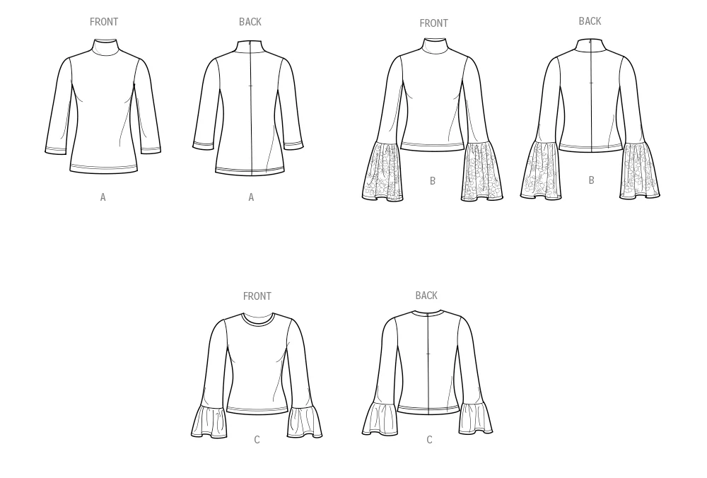 Simplicity Knit Tops S3003 - Image 7