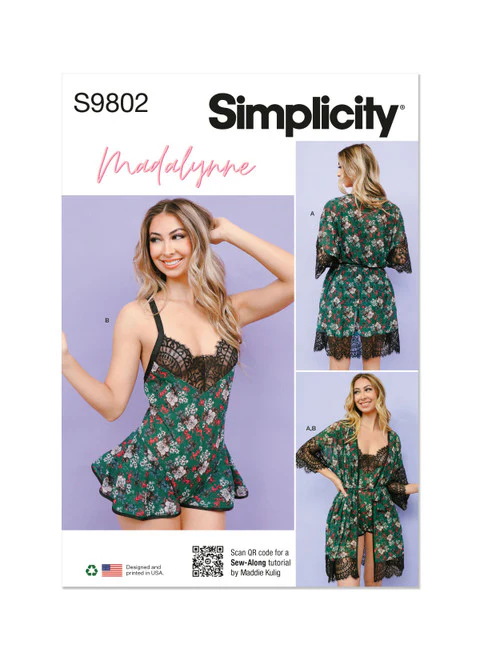 Simplicity Lingerie/Nightwear S9802 - Image 2