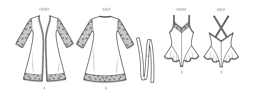 Simplicity Lingerie/Nightwear S9802 - Image 5