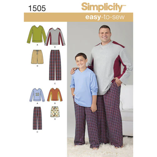 Simplicity Mens/Boys Lounge/Nightwear S1505 - Image 2