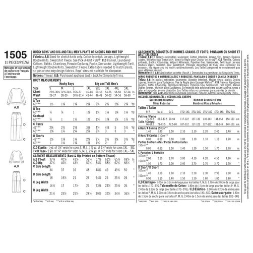 Simplicity Mens/Boys Lounge/Nightwear S1505 - Image 6