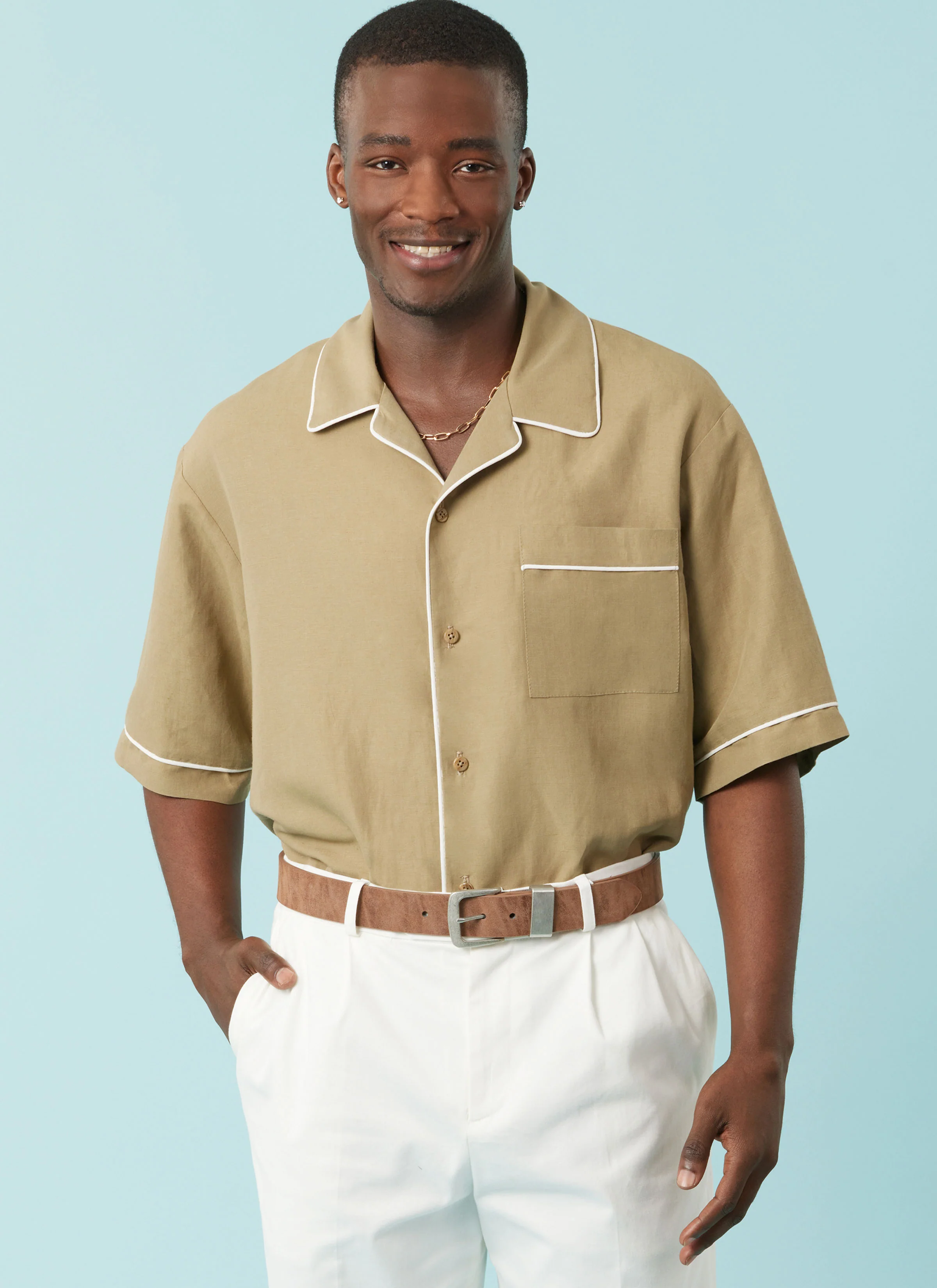 Simplicity Men's Shirts S3075 - Image 3