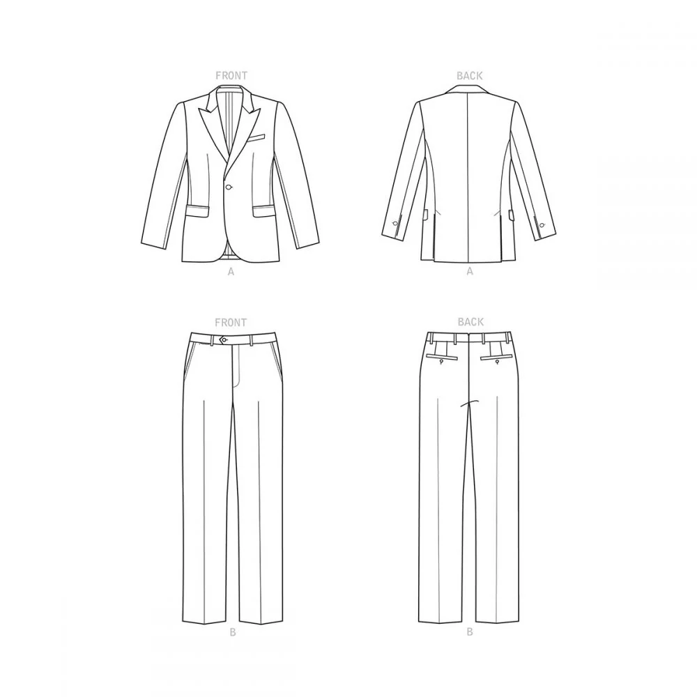 Simplicity Men's Suit S9241 - Image 4