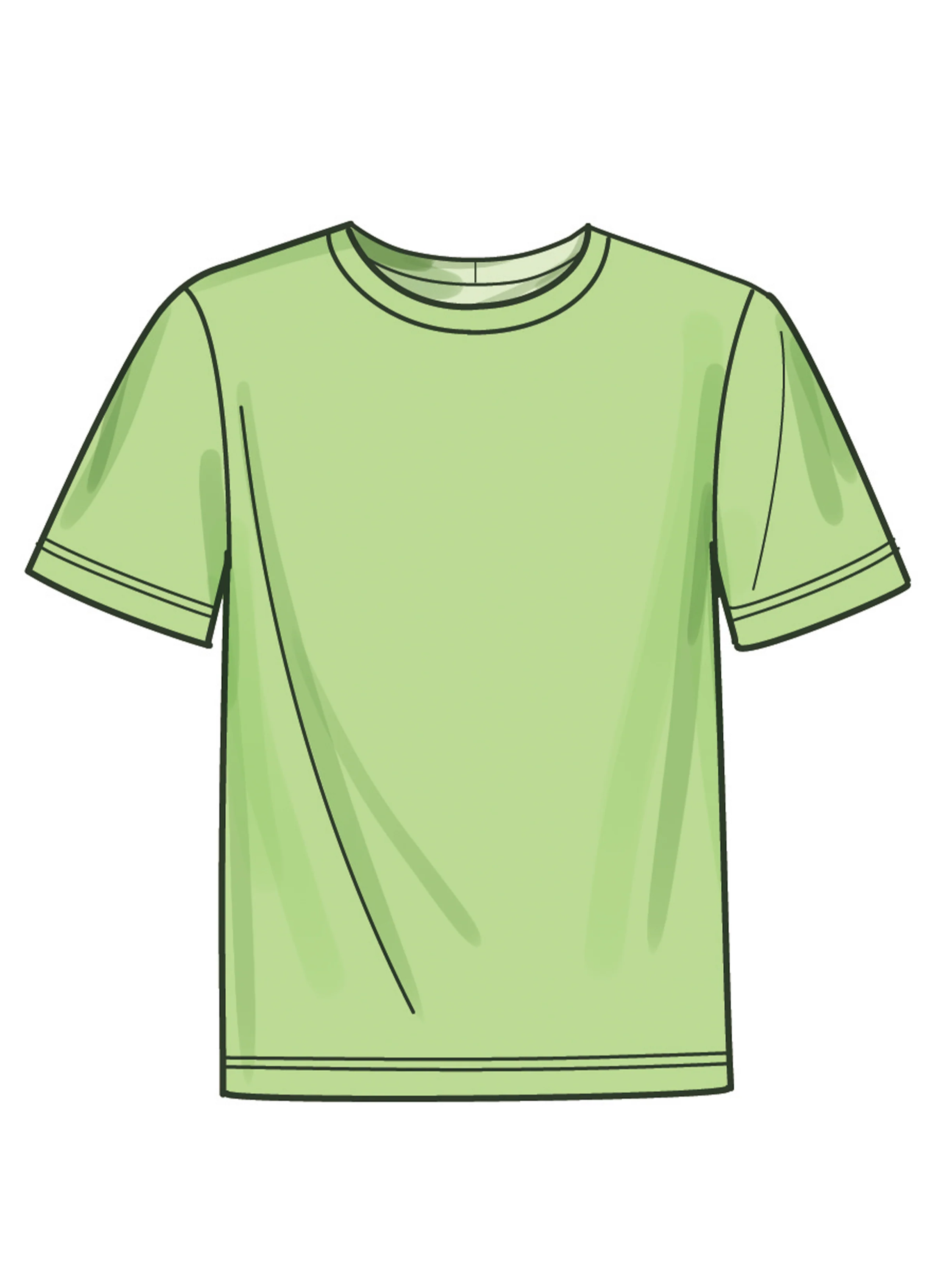 Simplicity Men's T-shirt, Shirt & Shorts S9960 - Image 5