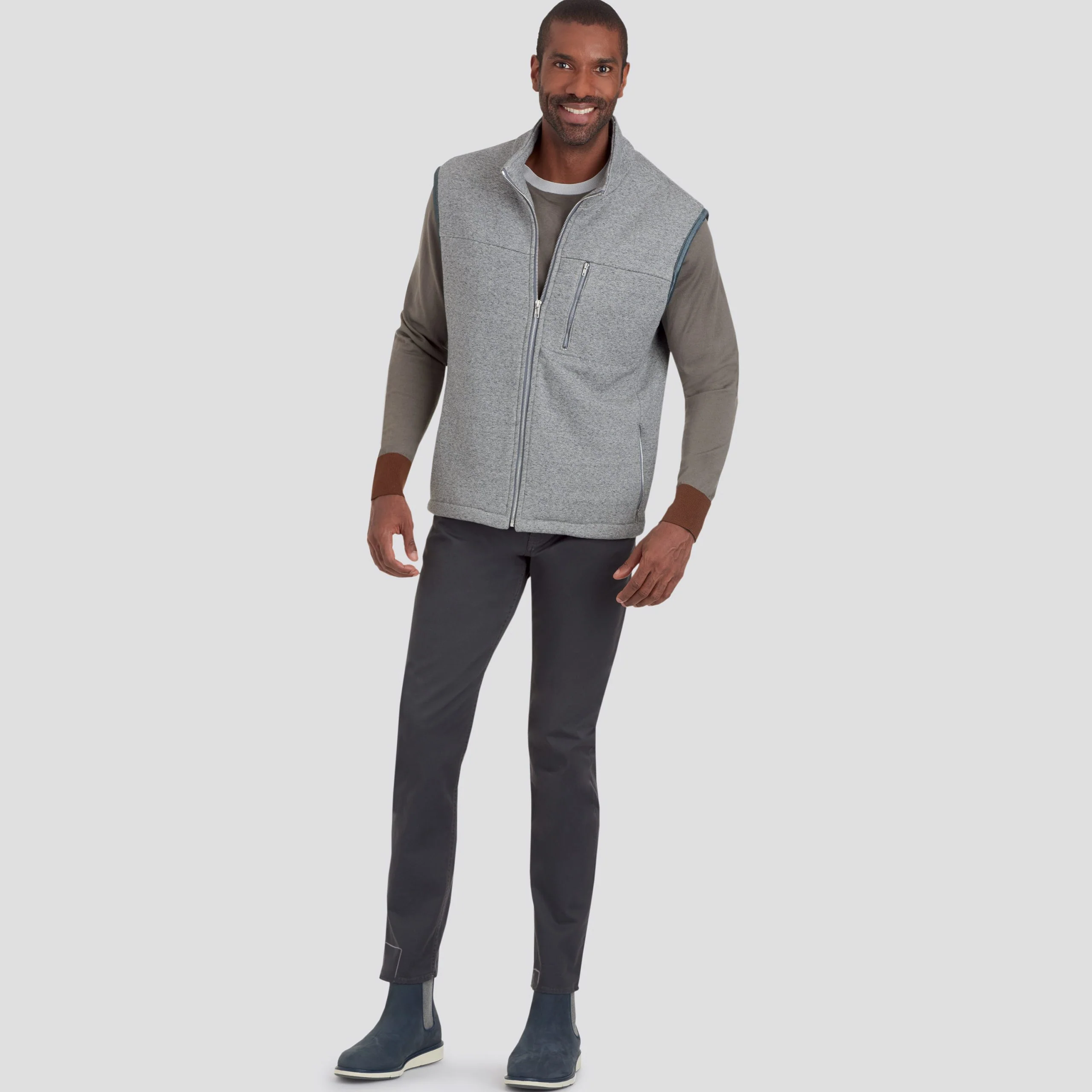 Simplicity Men's Vest and Jacket S9191 - Image 4