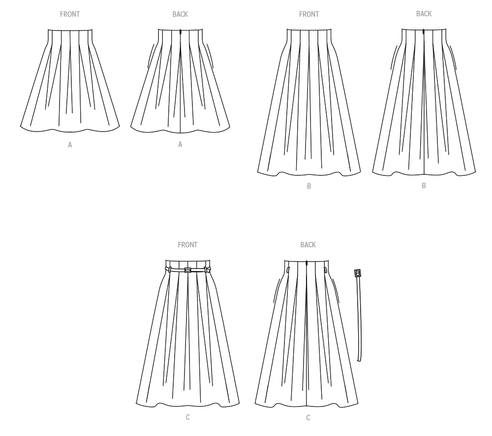 Simplicity Pleated Skirt and Belt S3139 - Image 7