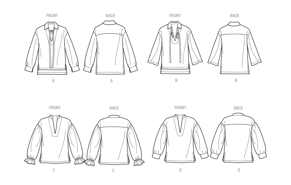 Simplicity Pull-over Tops S9681 - Image 7