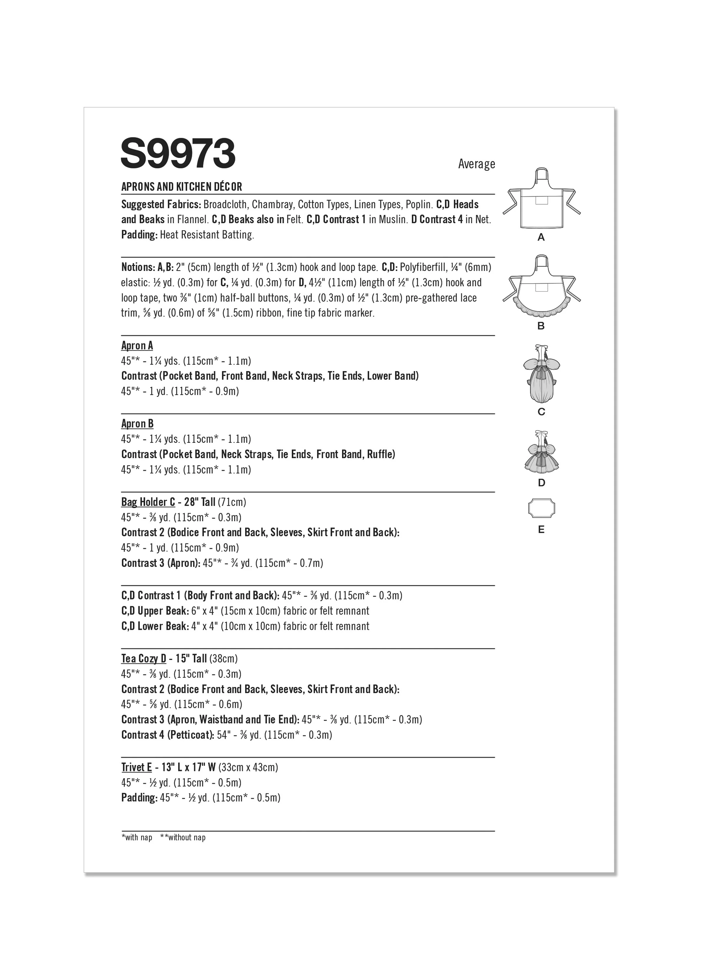Simplicity Aprons S9973 - Image 8