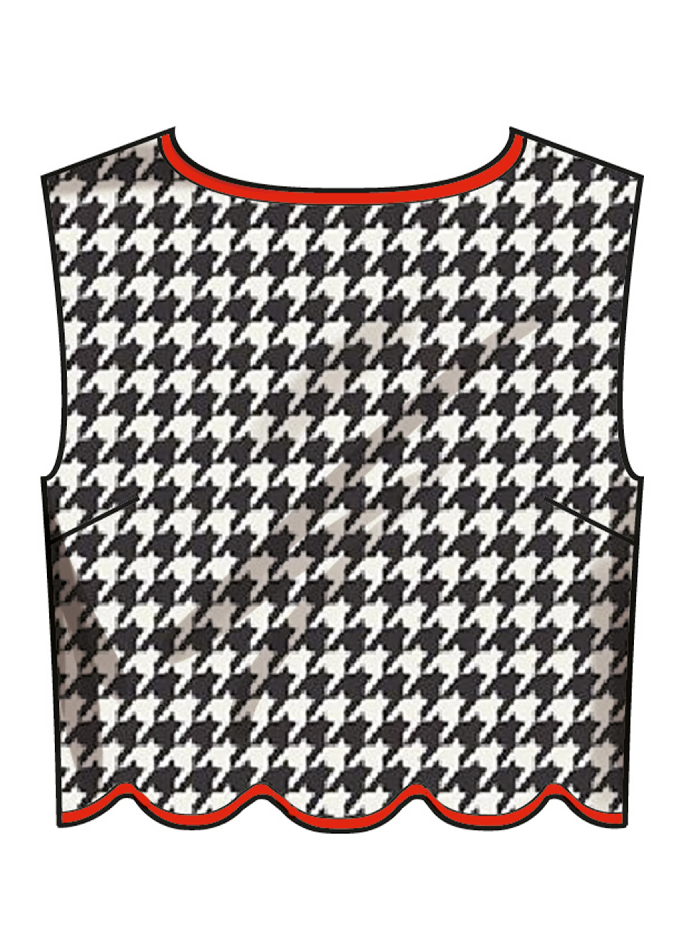 Simplicity Scalloped Tops, Shorts and Trousers S3141 - Image 4