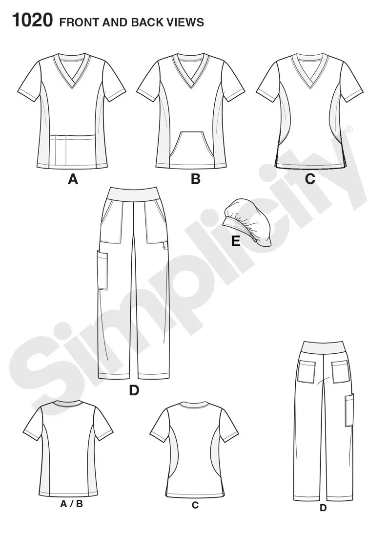 Simplicity Scrubs S1020 - Image 3