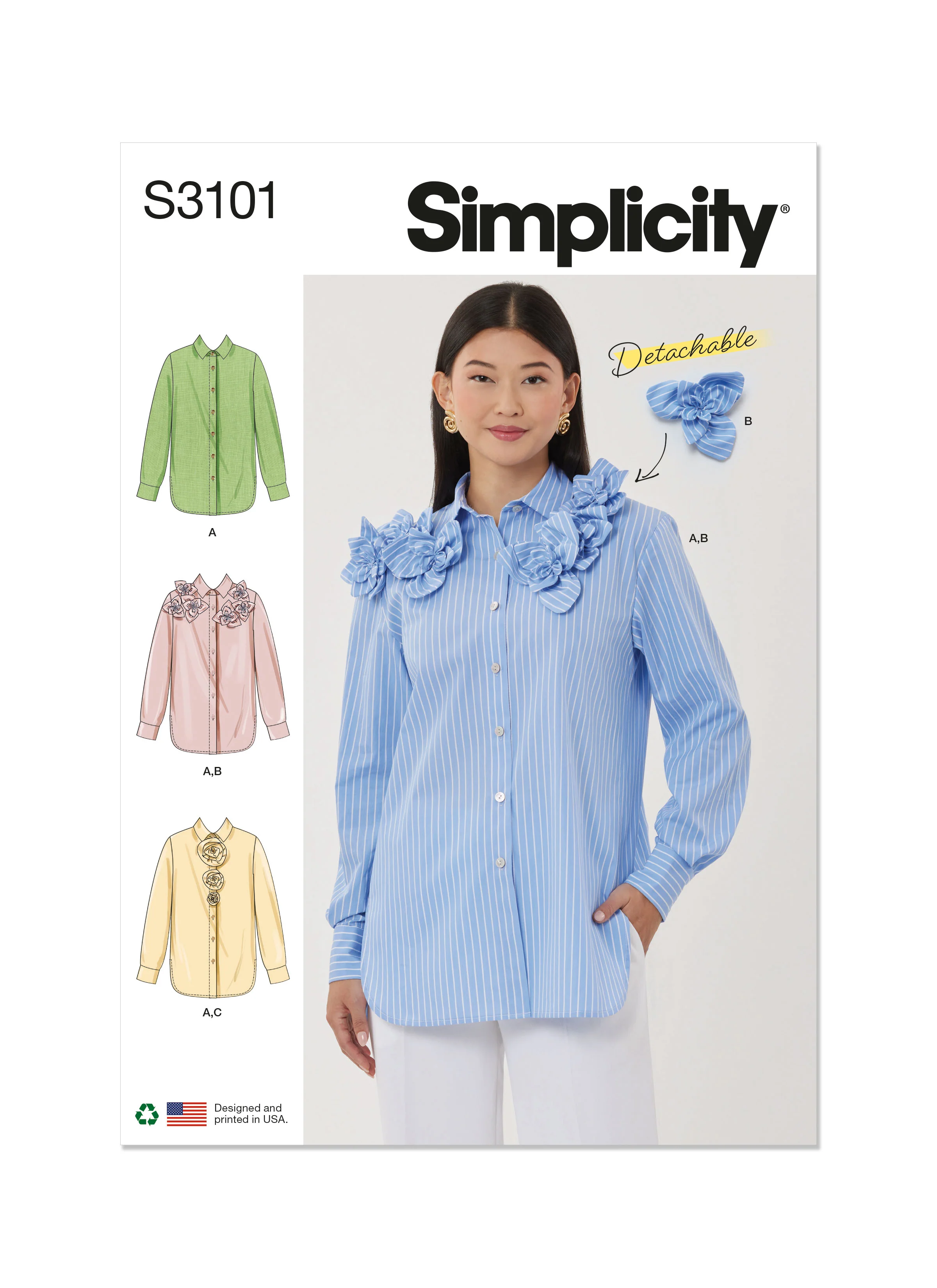 Simplicity Shirt S3101 - Image 2