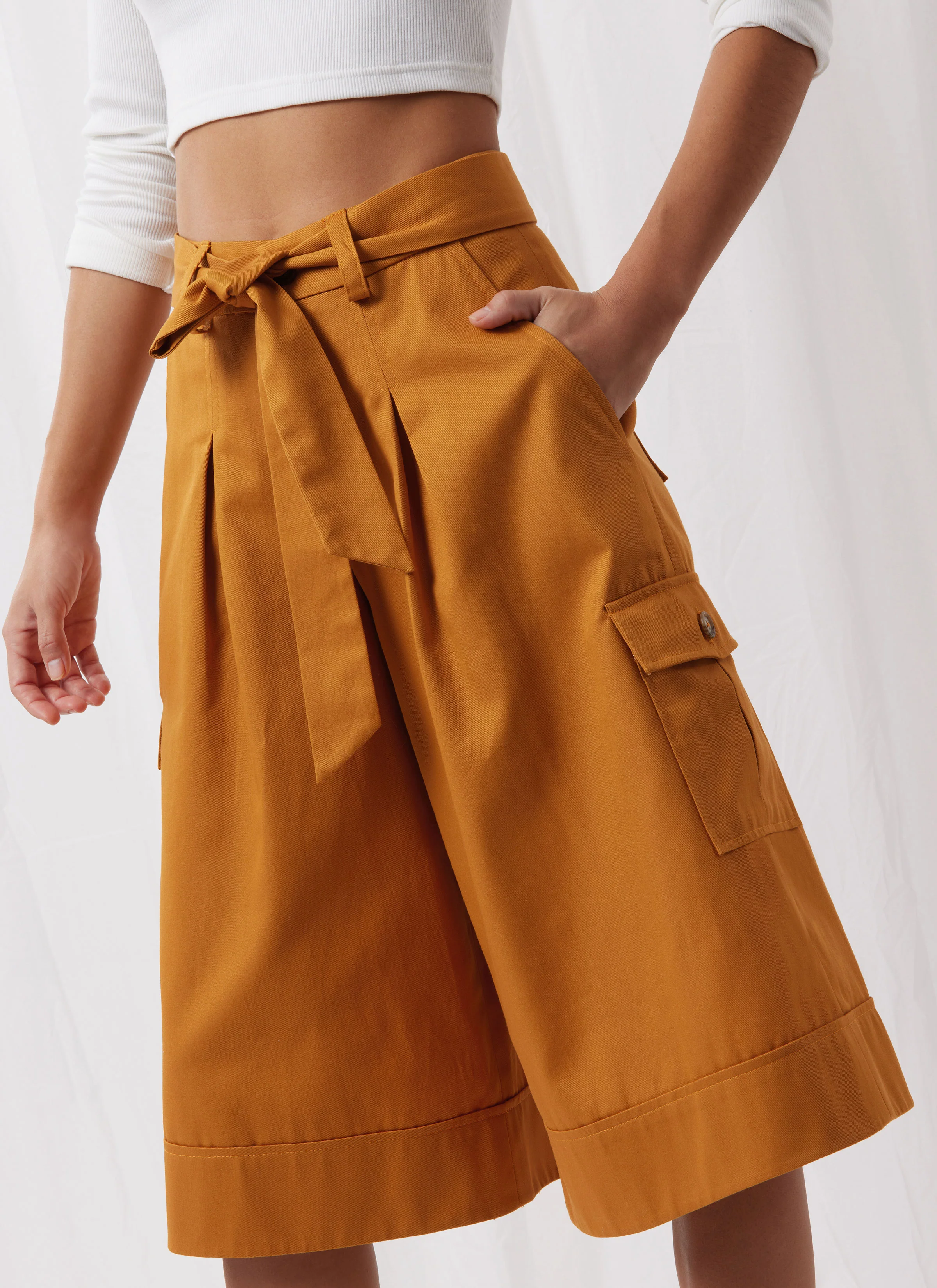 Simplicity Shorts and Trousers with Tie Belt S3106 - Image 3