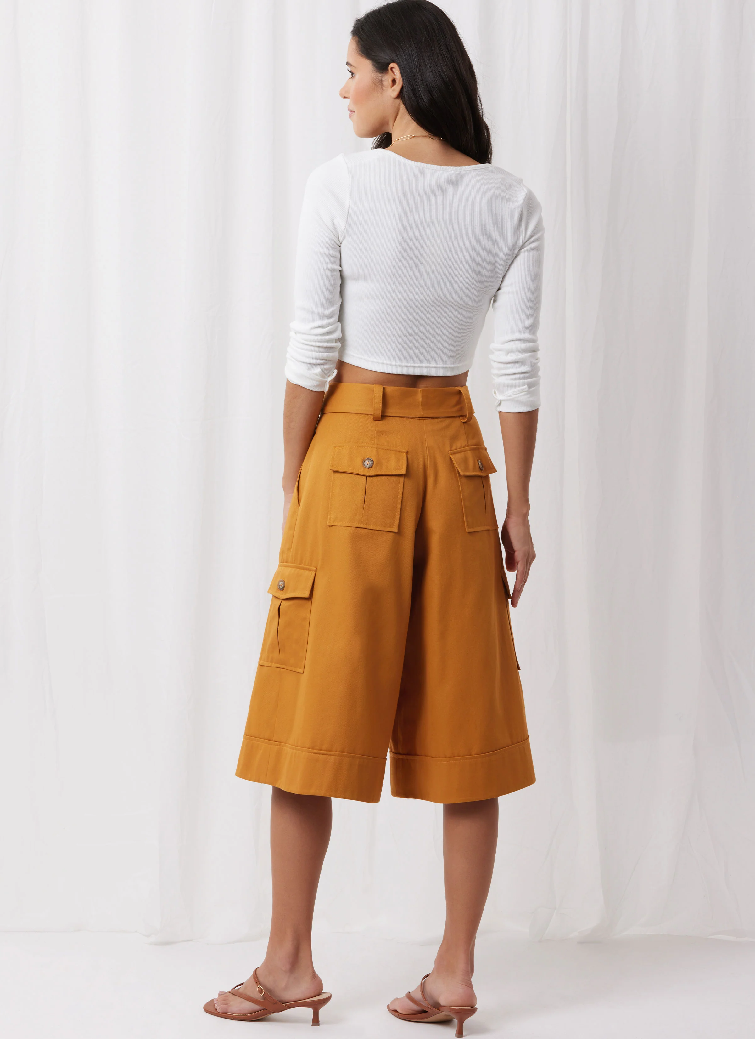 Simplicity Shorts and Trousers with Tie Belt S3106 - Image 4