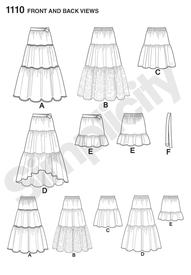 Simplicity Skirt S1110 - Image 3