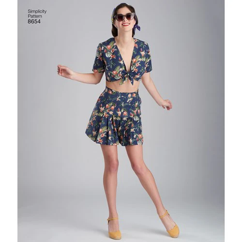 Simplicity Skirt, Shorts and Top S8654 - Image 5