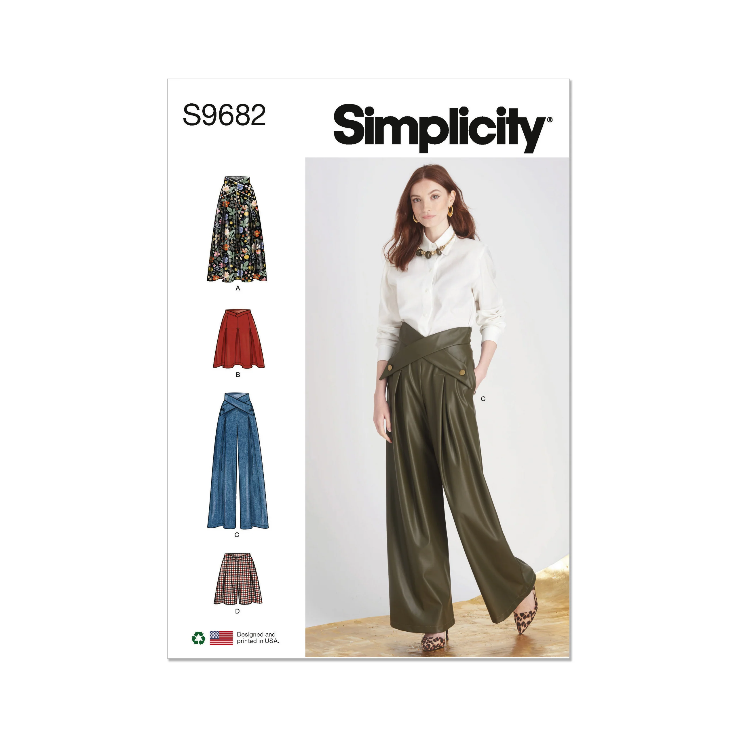 Simplicity Skirts, Trousers, and Shorts S9682 - Image 2