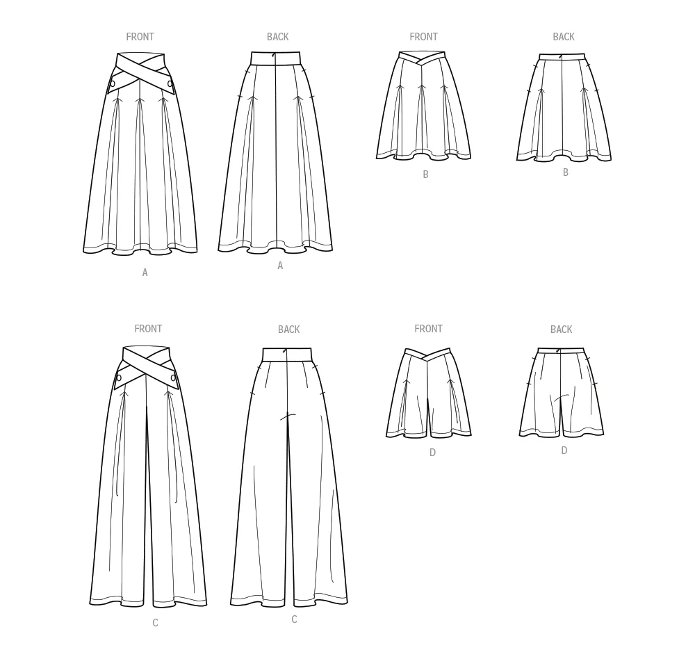 Simplicity Skirts, Trousers, and Shorts S9682 - Image 7