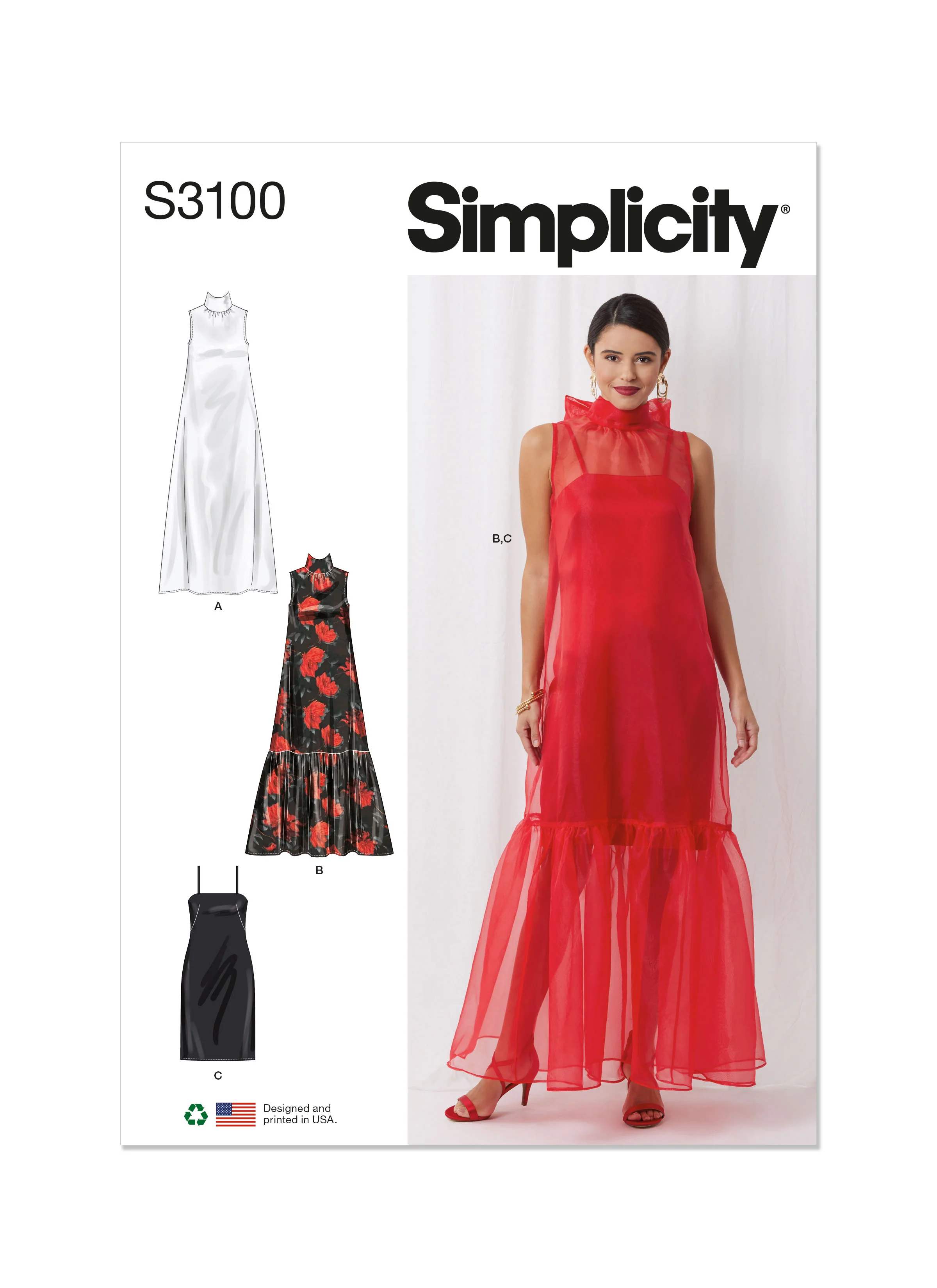 Simplicity Special Occasion Dress S3100 - Image 2