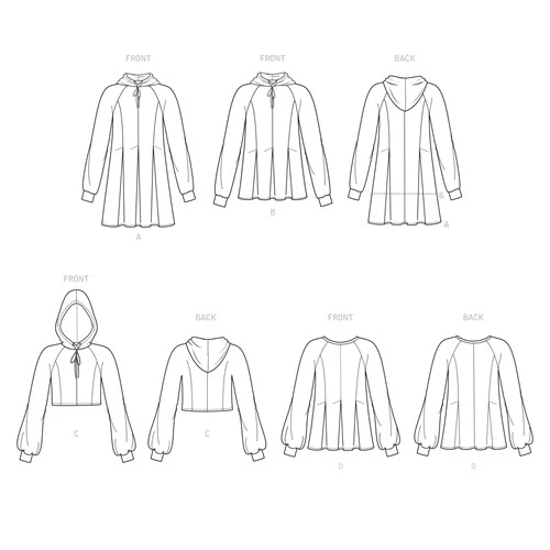 Simplicity Sweatshirt and Hoodie S9384 - Image 9
