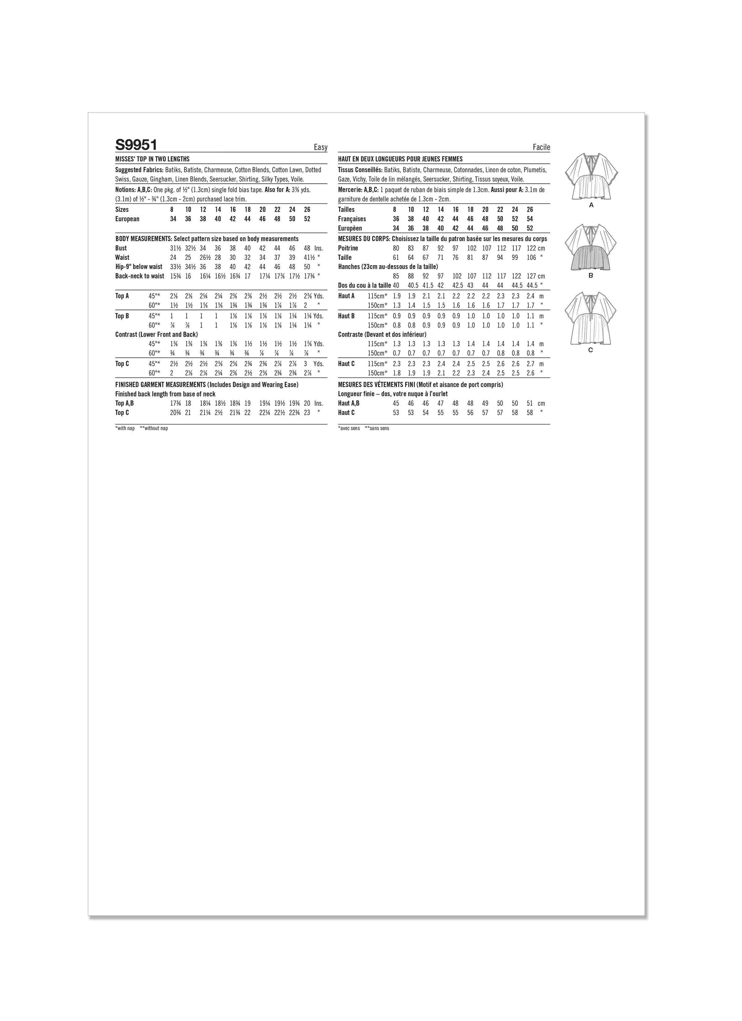 Simplicity Top S9951 - Image 9