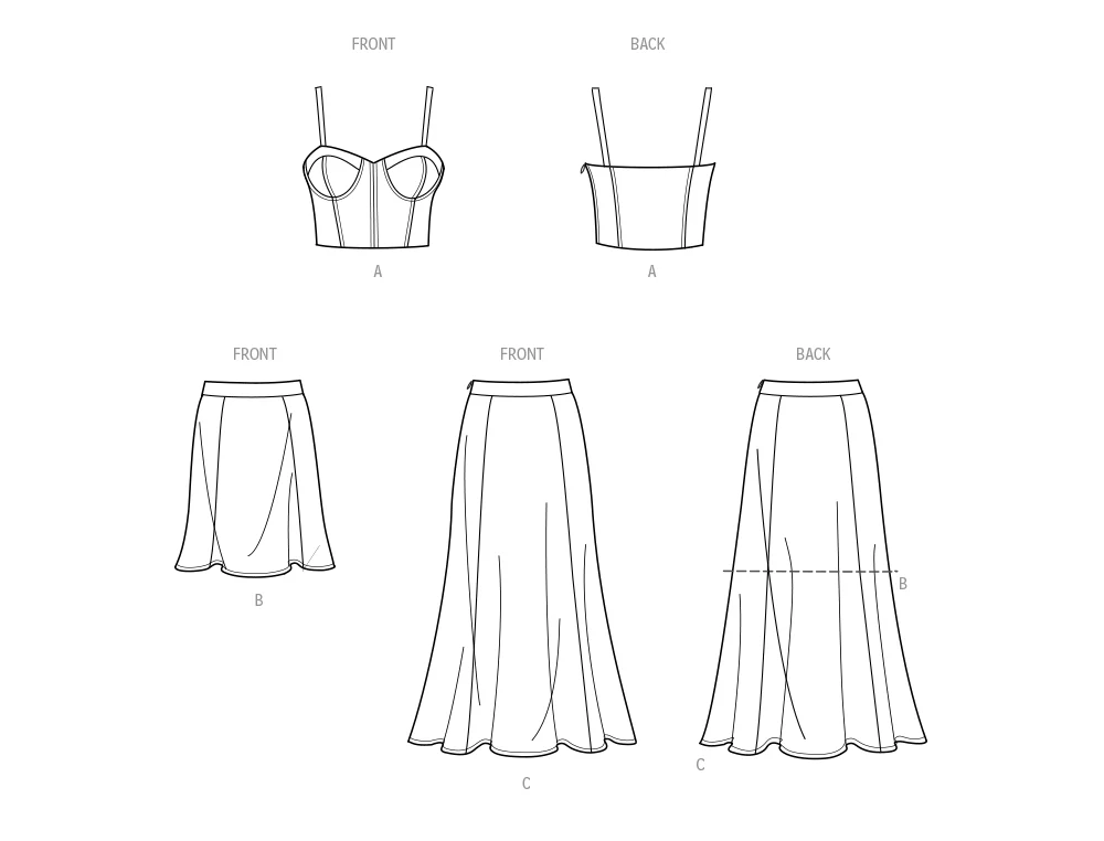 Simplicity Top & Skirt S9894 - Image 6