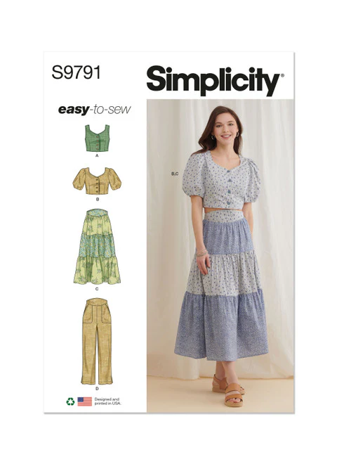 Simplicity Top, Skirt & Trousers S9791 - Image 2