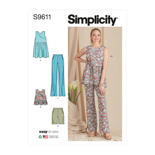 Simplicity Top, Trousers and Shorts S9611 - Image 2
