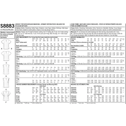 Simplicity Tops S8883 - Image 5