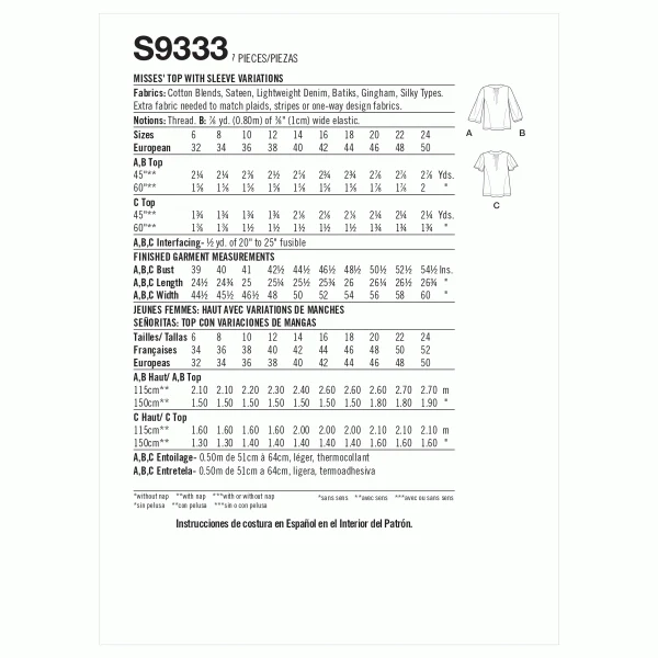 Simplicity Tops S9333 - Image 8