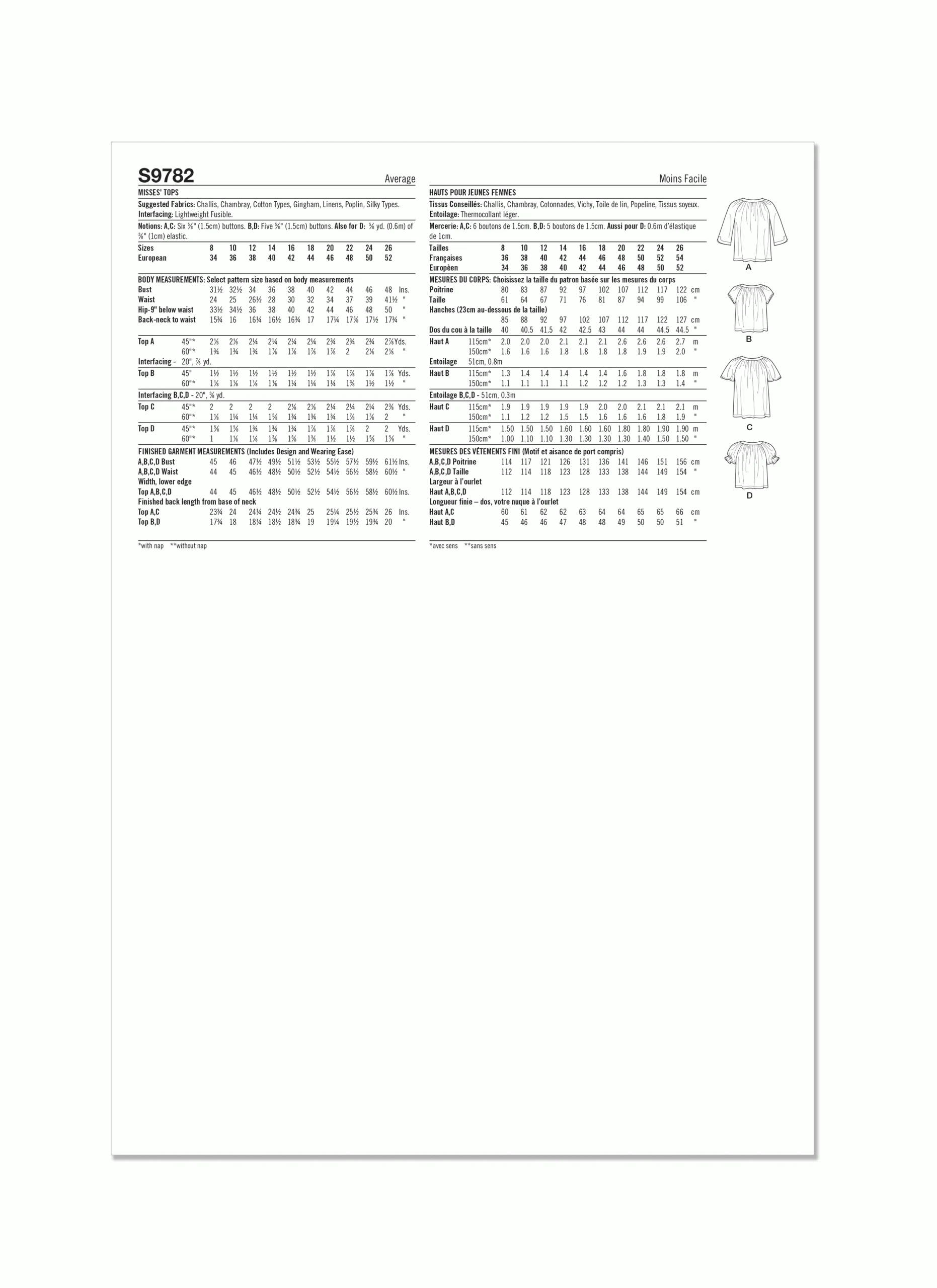 Simplicity Tops S9782 - Image 9