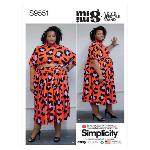 Simplicity Tops, Skirts and Shorts S9551 - Image 2