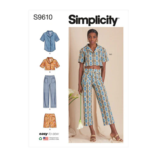 Simplicity Tops, Trousers and Shorts S9610 - Image 2
