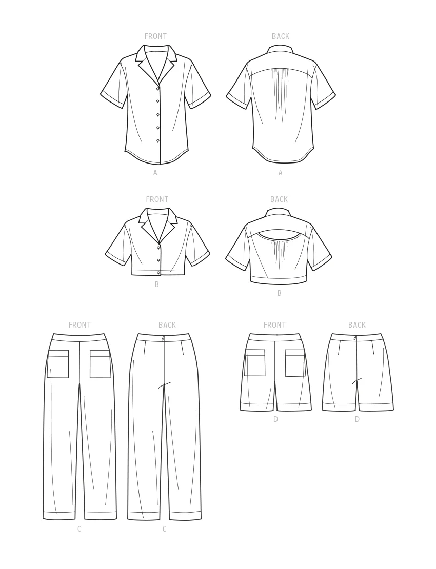 Simplicity Tops, Trousers and Shorts S9610 - Image 8