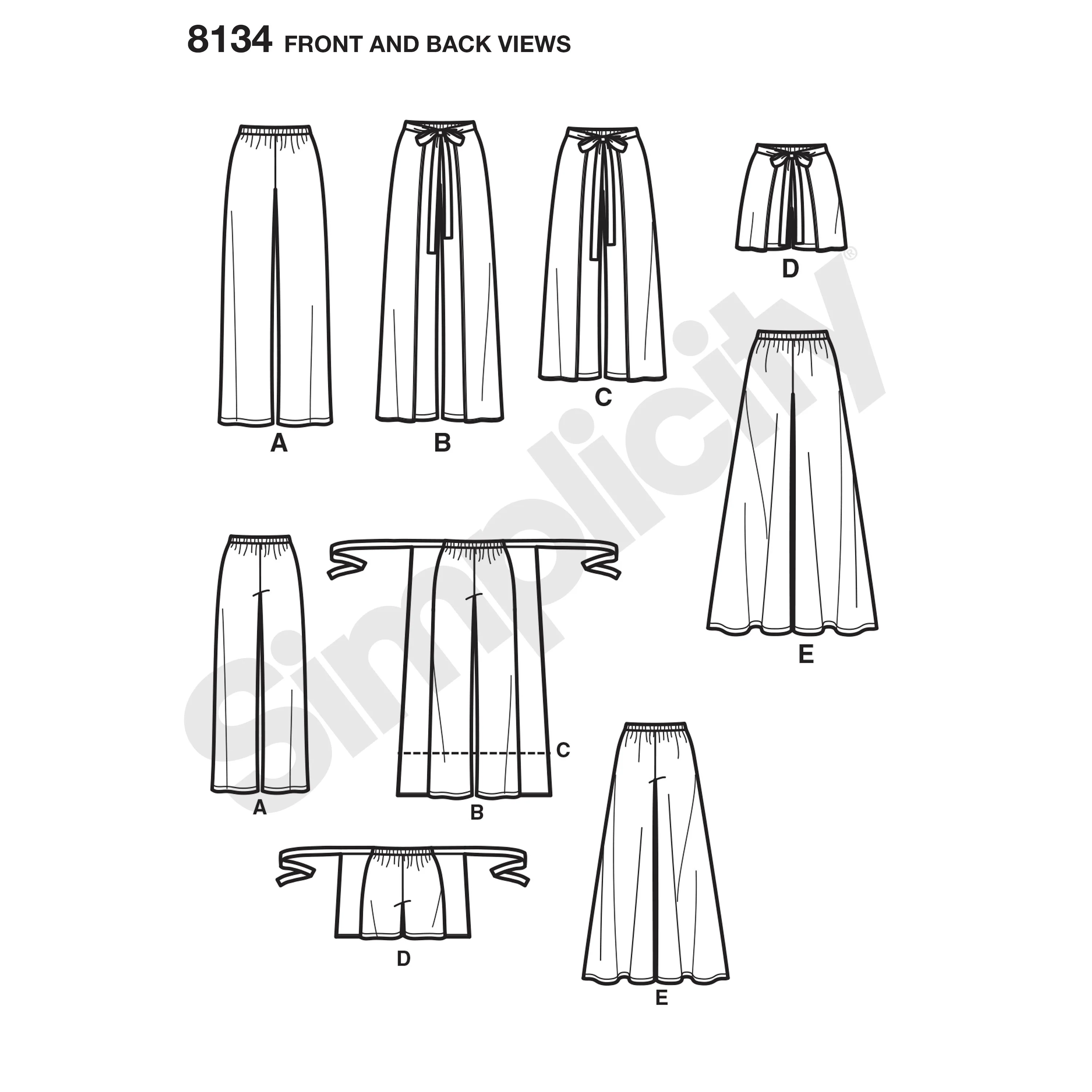 Simplicity Trousers and Shorts S8134 - Image 5