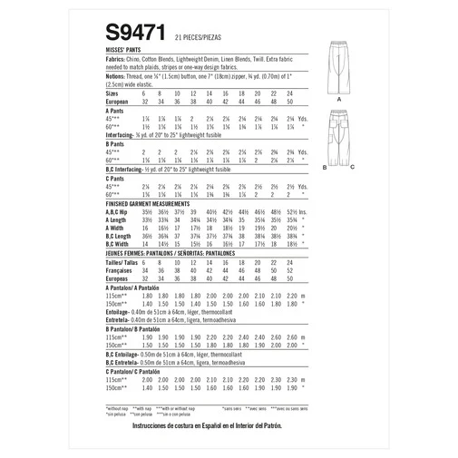 Simplicity Trousers S9471 - Image 9