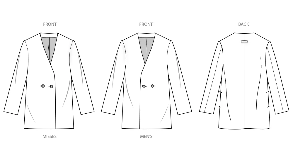 Simplicity Unisex Blazer S3071 - Image 8