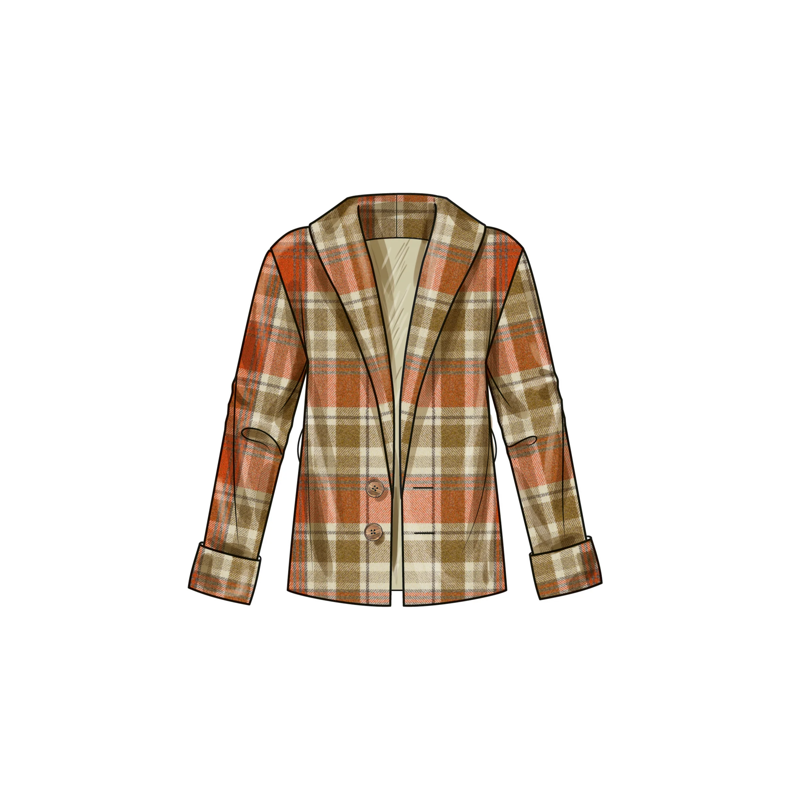 Simplicity Unisex Jacket, Waistcoat and Belt S9692 - Image 4