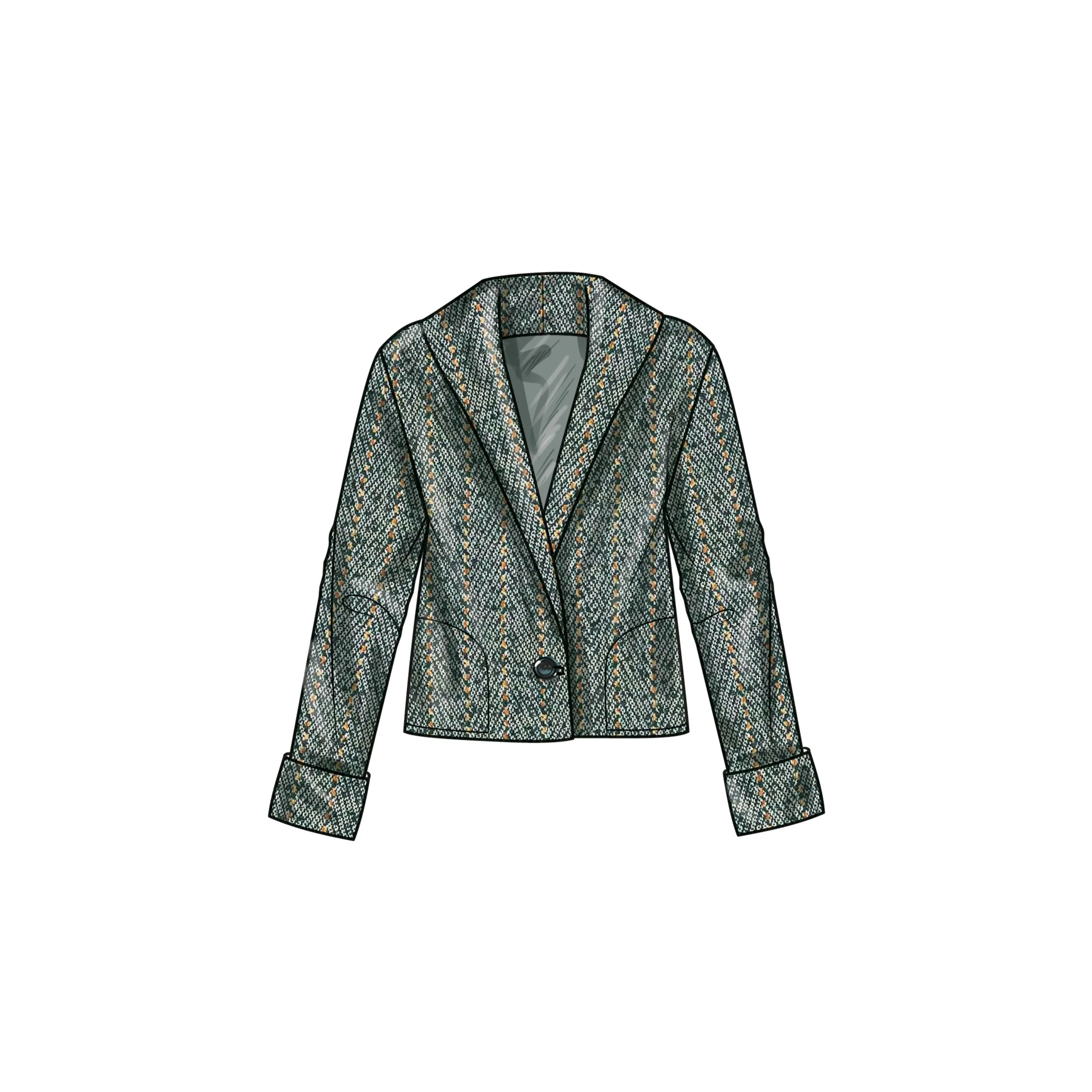 Simplicity Unisex Jacket, Waistcoat and Belt S9692 - Image 5