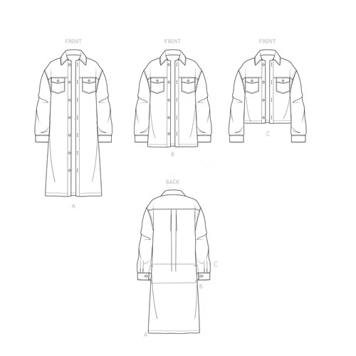 Simplicity Unisex Jackets S9388 - Image 7