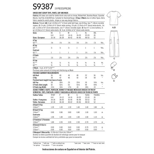 Simplicity Unisex Scrubs S9387 - Image 9