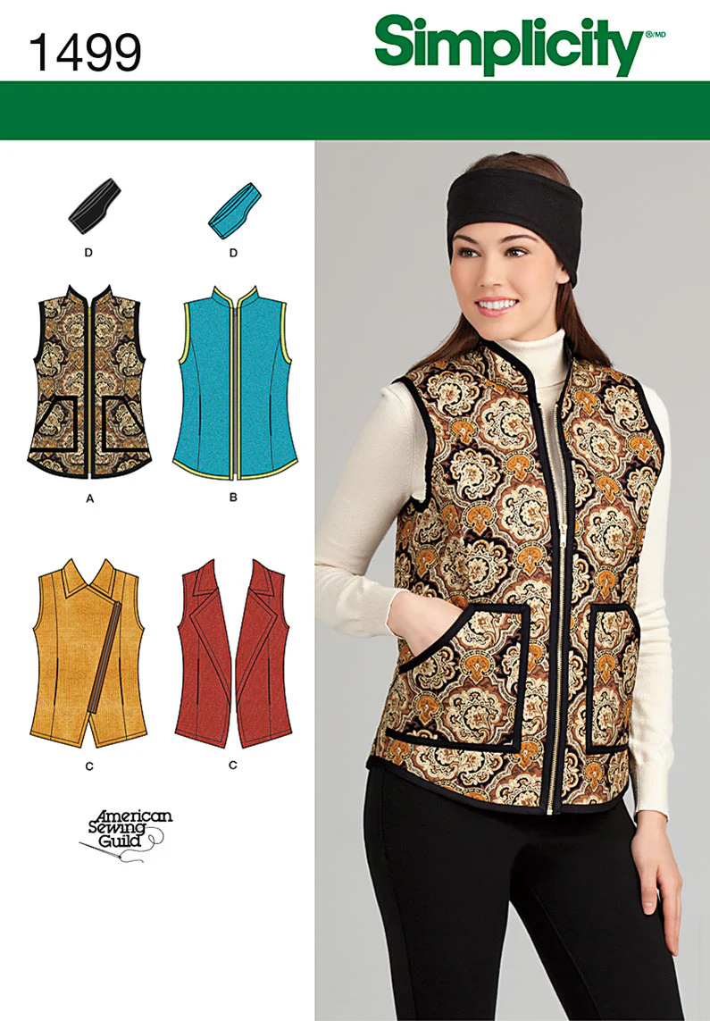 Simplicity Vest S1499 - Image 2