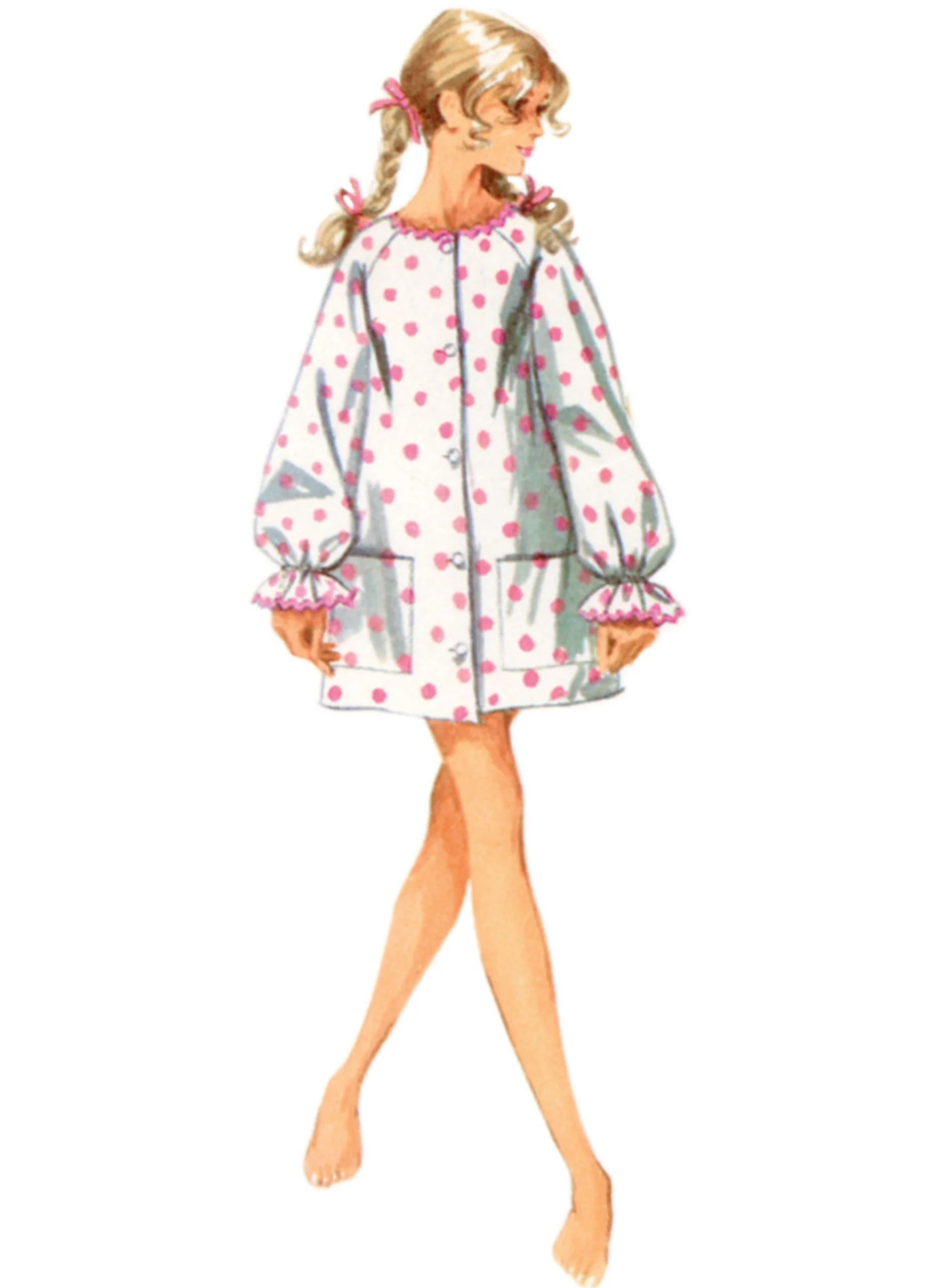 Simplicity Vintage Beach Cover-Up & Robe S9914 - Image 3