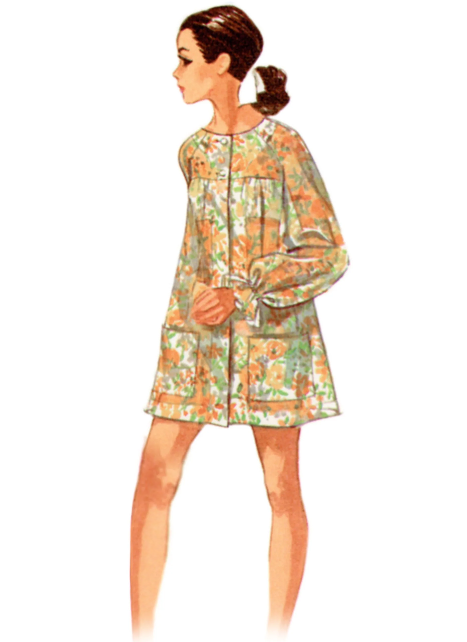 Simplicity Vintage Beach Cover-Up & Robe S9914 - Image 7