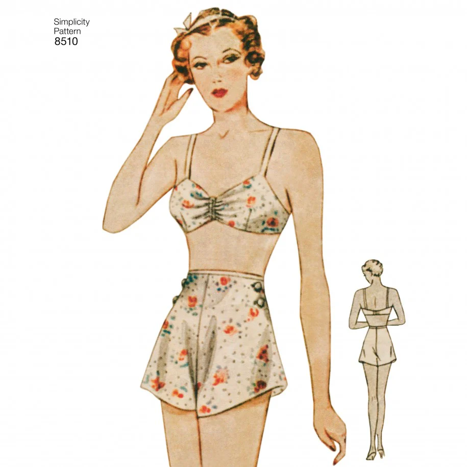 Simplicity Vintage Brassiere & Panties S8510 - Image 5