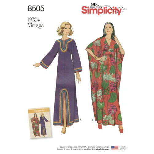 Simplicity Vintage Caftans S8505 - Image 2