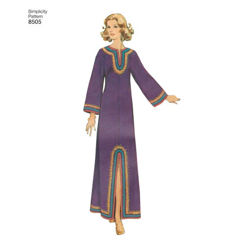 Simplicity Vintage Caftans S8505 - Image 3
