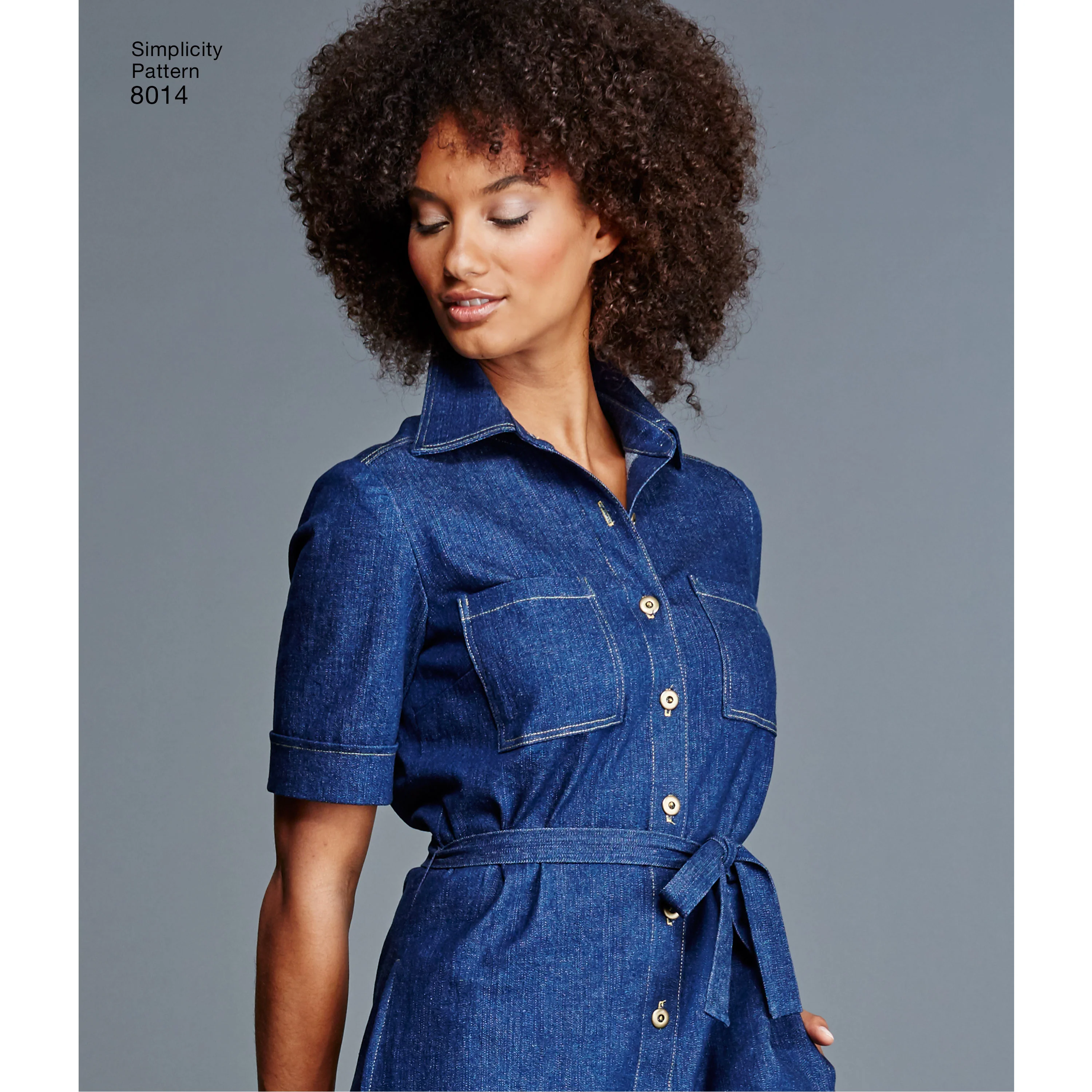 Simplicity Vintage Shirt Dress S8014 - Image 3
